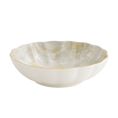 家用描金5-9英寸大号汤盘花边碗