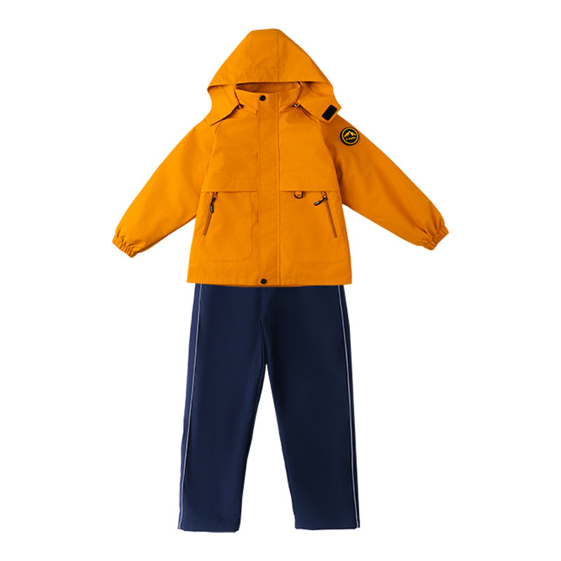 儿童冲锋衣校服秋冬款幼儿园加厚园服男女童学生班服三合一幼师服