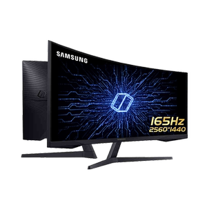 三星32英寸2K165HZ电竞曲面显示器电脑液晶4K超薄屏幕S32CG552EB