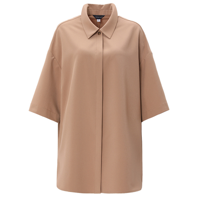 靓诺宽松休闲一手长上衣衬衣