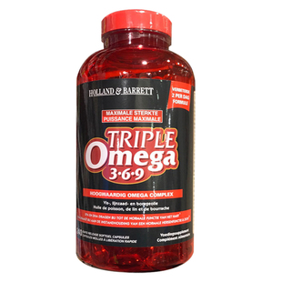 荷兰花园店鱼油De tuinen 中老年深海鱼油omega369软胶囊清血管