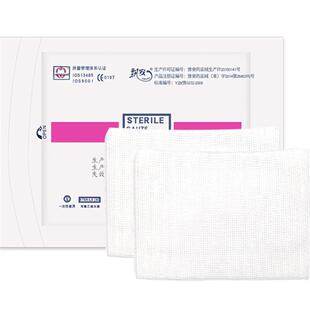 飘安无菌一次性纱布块医用脱脂纱布片灭菌伤口消毒包扎护创敷料块