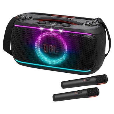 JBL PARTYBOX ON-THE-GO 2代户外便携K歌音箱无线话筒蓝牙音响