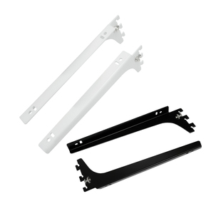 白色玻璃木板层板托A柱立柱支架M3233配件挂钩置物架书架收纳架