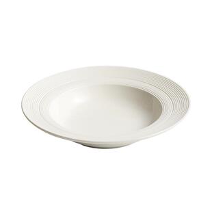 牛排盘子西餐盘家用平盘陶瓷轻奢创意白色黑色日式草帽盘汤盘深盘