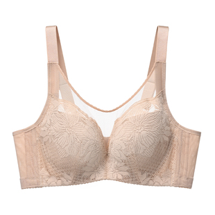 古今内衣女透气B-D杯大胸显小舒适2025新款收副乳抹胸文胸