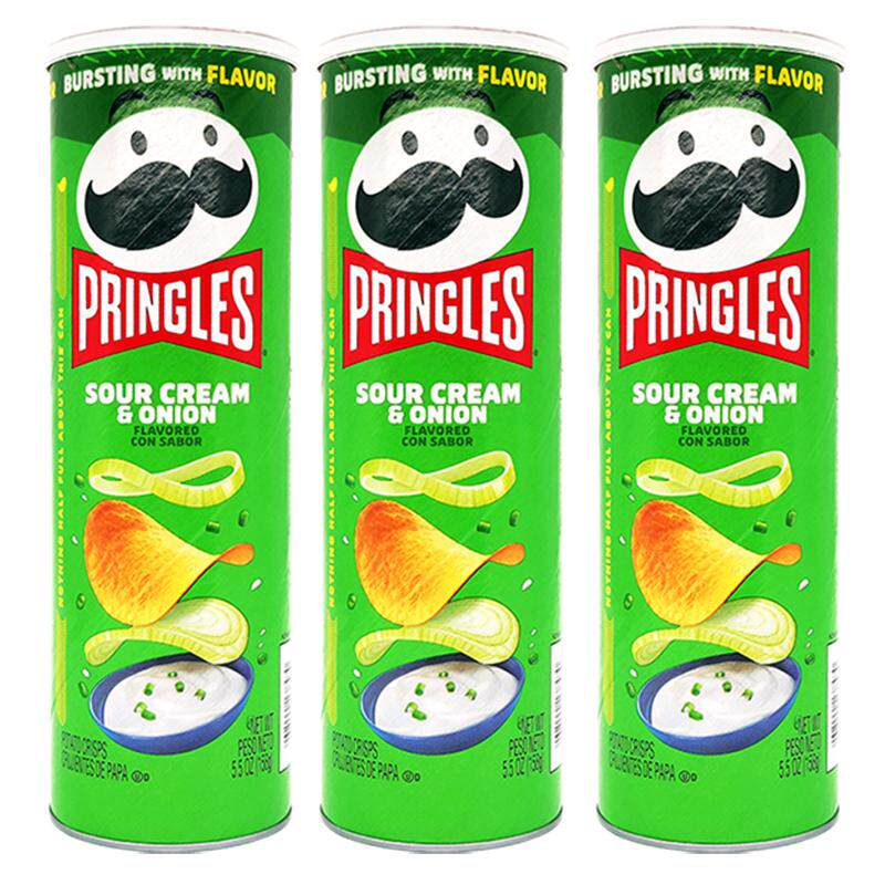酸乳酪洋葱味美国品客满6送1薯片