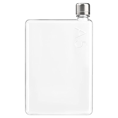 澳大利亚memobottle-Tritan塑料A5创意扁平水壶纸张水杯随手杯