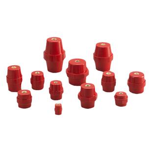 红色SM高压绝缘子M5 M6M8M10低压绝缘柱25 30 35 40 51高强度支柱