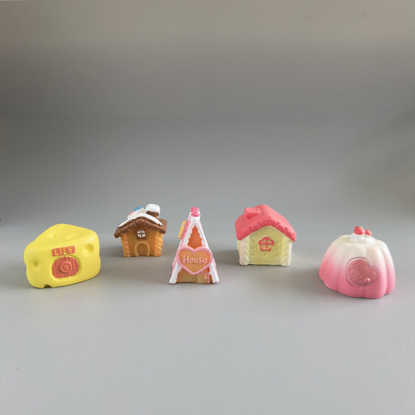 DIY奶油胶微景观创意可爱小房子摆件手工冰箱贴材料车载小装饰品