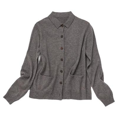 SayYa山羊绒polo领针织开衫