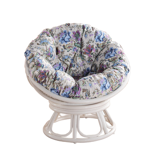 真藤椅成人休闲椅内室雷达椅躺椅阳台椅转椅午休椅睡床网红逍遥椅