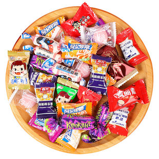 糖果零食批发高档混合装多口味过年货结婚喜糖满月宴乔迁宴席糖块