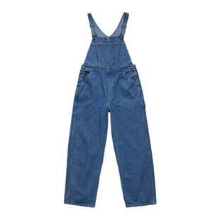 【现货】GROVE EDGE韩国八奶fever春夏新款时髦设计感牛仔背带裤