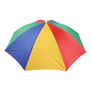 伞帽晴雨头戴帽子伞防紫外线防雨防晒防风遮阳钓鱼伞垂钓迷你款