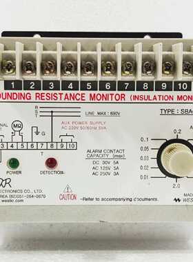 WESTRONICS SBAG-202 GROUNDING RESISTANCE MONITOR (INSULATION