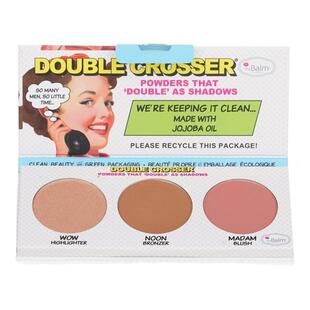 the Balm绝棒彩妆Double Crosser高光修容腮红盘8.5g22/10/30生产
