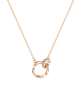 爱心项链女小众秋冬百搭