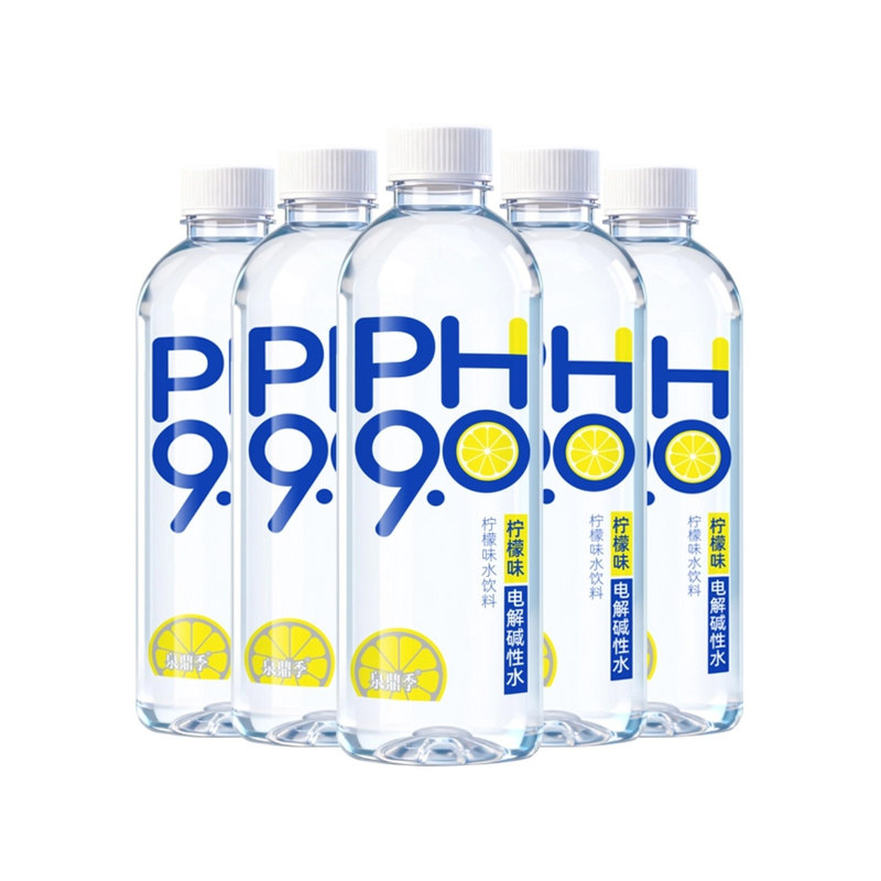 泉鼎季PH9.0电解碱性水柠檬饮料