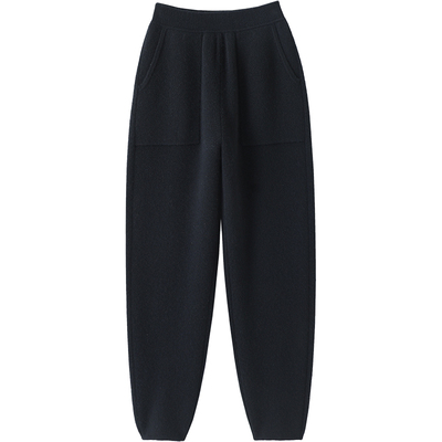 启超官方高端100%纯山羊绒裤