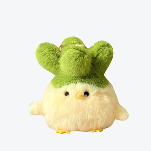 武汉文创蒜鸟发声玩偶儿童玩具算了鸟语音毛绒公仔礼物钥匙扣挂件