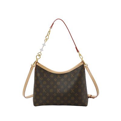 复古老花托特包包女式2026新款大容量购物袋休闲通勤包单肩斜挎包