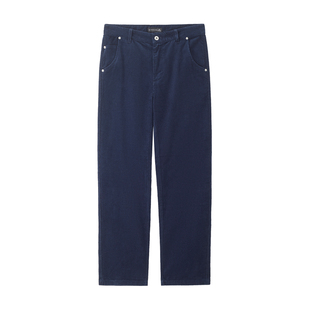 佐丹奴条绒裤子男春季新款纯棉中腰休闲裤男士灯芯绒长裤01115694