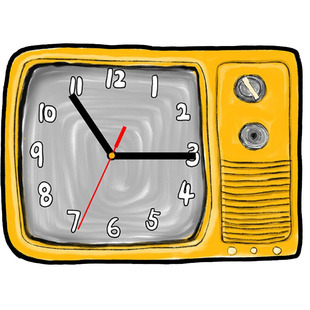 小清新挂钟表客厅现代简约复古文艺电视机静音家用表挂墙石英钟表