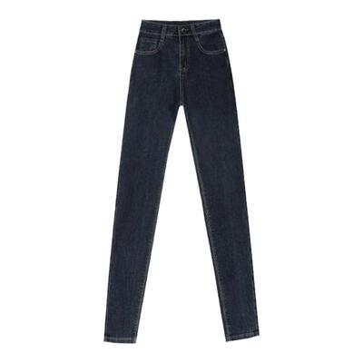 高个子2025高腰牛仔裤小脚长裤