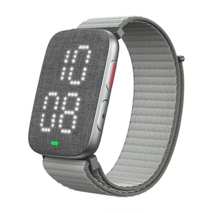 REACHER震动闹钟手表聋哑人智能数字显示振动腕表高质量无声提醒