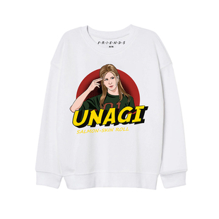 Friendsforever老友记周边瑞秋UNAGI! Salmon-Skin Roll卫衣帽衫