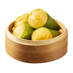 新鲜玉米粑粑苞谷包谷粑浆包粗粮早餐半成品加热即食酒店商用食材