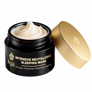 泰国Aga沉香精油睡眠面膜30ml免洗涂抹面膜阿迦焕彩清爽紧致正品