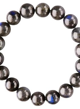 挽回水晶月亮拉长石手链