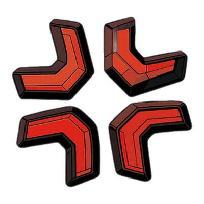 RETLPER镂空车贴 原创 生气发怒标志 几何机械化结构汽摩平面贴纸