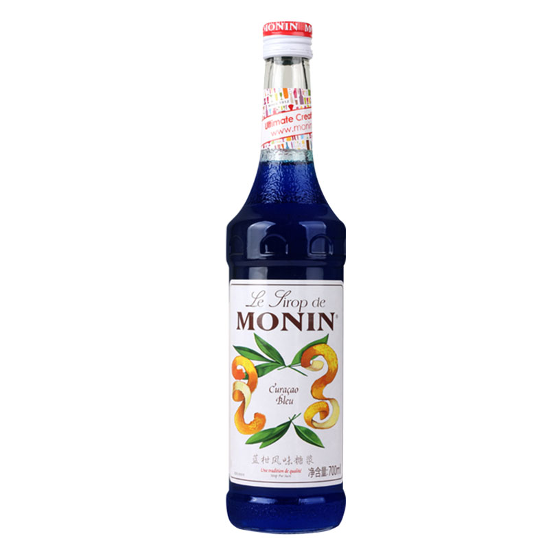 【满200-20】MONIN蓝柑糖浆
