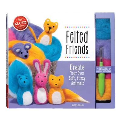 现货 英文原版 Felted Friends: Create Your Own Soft, Fuzzy Animals（手工/活动书）制作毛绒动物