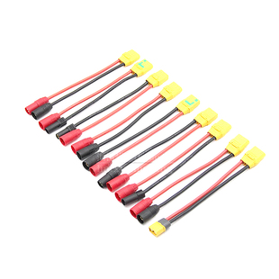 转接线连接XT90转AS150 XT150 XT60用PC1080 1260 1350充电器1850