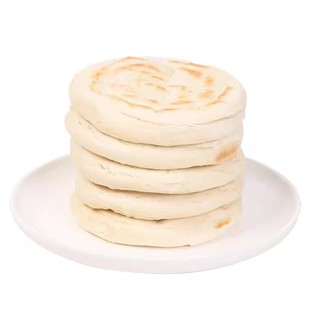 白吉馍肉夹馍饼胚商用白皮烧饼白吉饼锅盔陕西西安特产早餐速食
