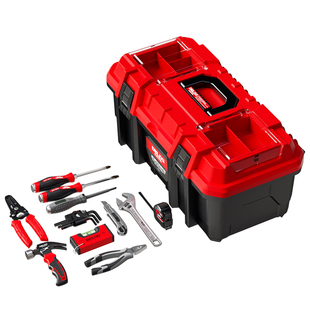 德力西工具套装家用工具箱多功能五金维修大全家庭电工全套组合