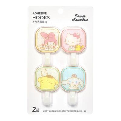 名创优品三丽鸥方形滴晶挂钩