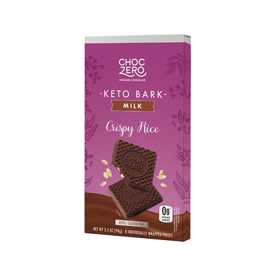 CHOCZERO牛奶巧克力脆米排块90g