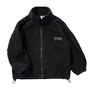 ANIKA童装儿童运动休闲摇粒绒亲子外套23冬新男女童拉链衫潮3887