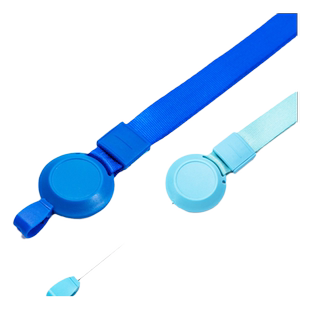 优和6793伸缩扣胸卡挂绳证件胸卡套厂牌挂绳工牌套吊绳医生胸牌可伸缩扣胸卡工作证工作牌易拉扣挂绳