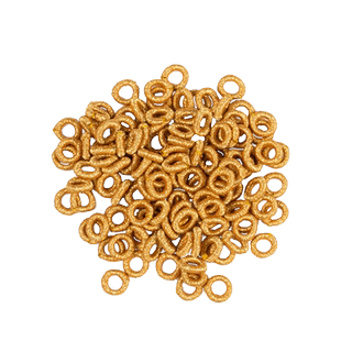 金线菠萝圈帽DIY手链配件彩色菠萝结手工编织结项链收尾搭配线圈