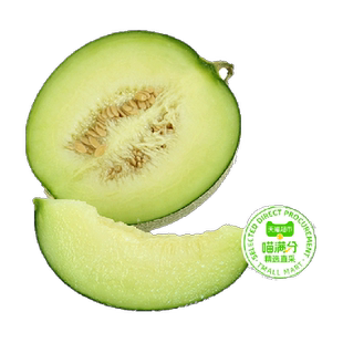 喵满分正宗玫珑瓜2枚4斤水果一藤一瓜当季新鲜水果网纹瓜顺丰包邮