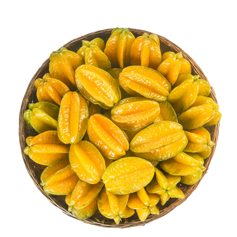 福建漳州甜杨桃水果当季新鲜整箱5斤洋桃树上熟应季大果红龙杨桃