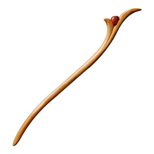 绿檀手工发簪木簪子古典女盘发日常挽发木质民族风檀木簪汉服头饰