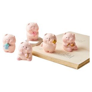 可爱卡通治愈动物小摆件办公室工位打工人发疯稳定情绪解压装饰品