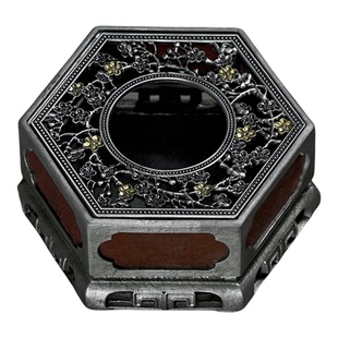 竹雪明|古篱温茶器温茶炉蜡烛煮茶炉老锡壶岩石酒精加热暖茶底座